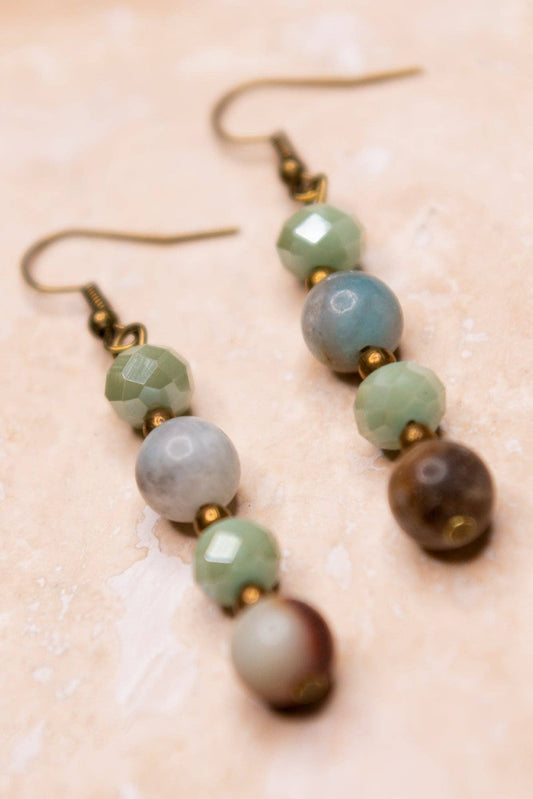 Dylan Designs - Mari Earrings in Amazonite