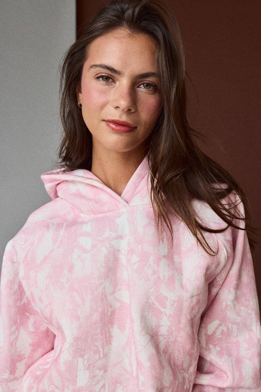 PT19161-3 - CAMO CROPPED HOODIE TOP