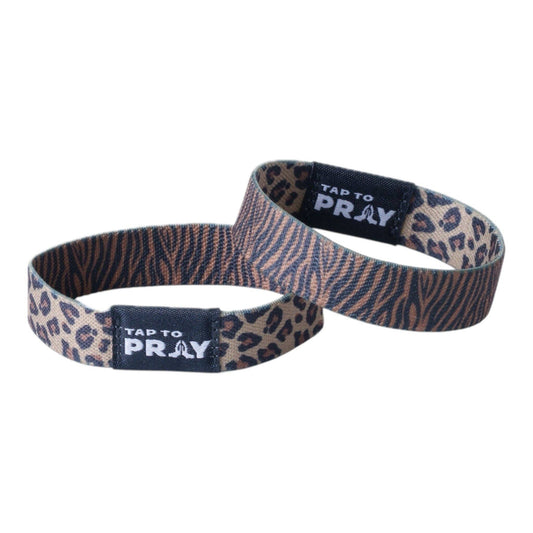 Versible - Tap To Pray® Wristband – Safari Leopard