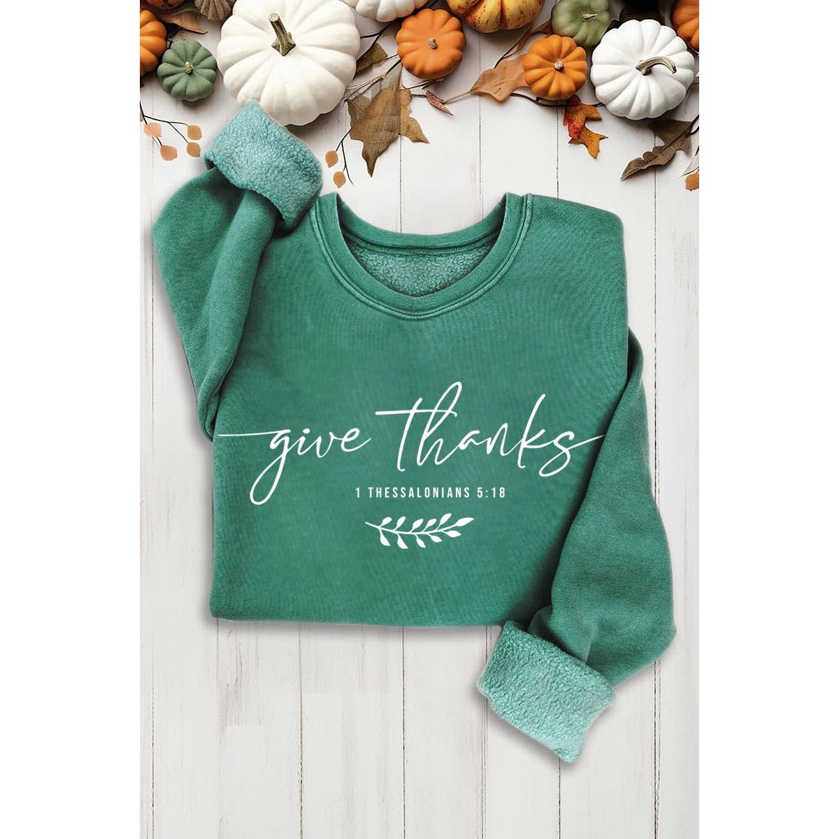 GIVE THANKS MINERAL SWEATSHIRTS