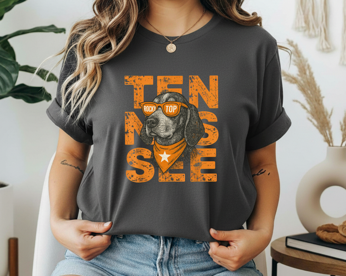 Pressed in Chaos - Tennessee Rocky Top Graphic Tee – Vols Smokey Tee
