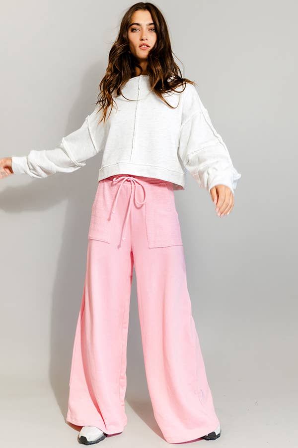 T2170 Solid Cropped Sweatshirt