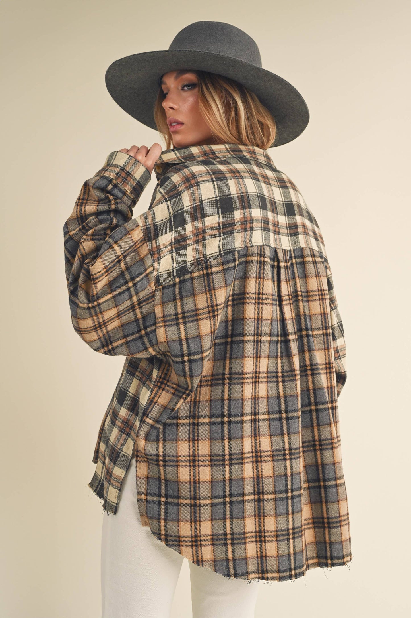 845AN Noelle Flannel Shirt 1