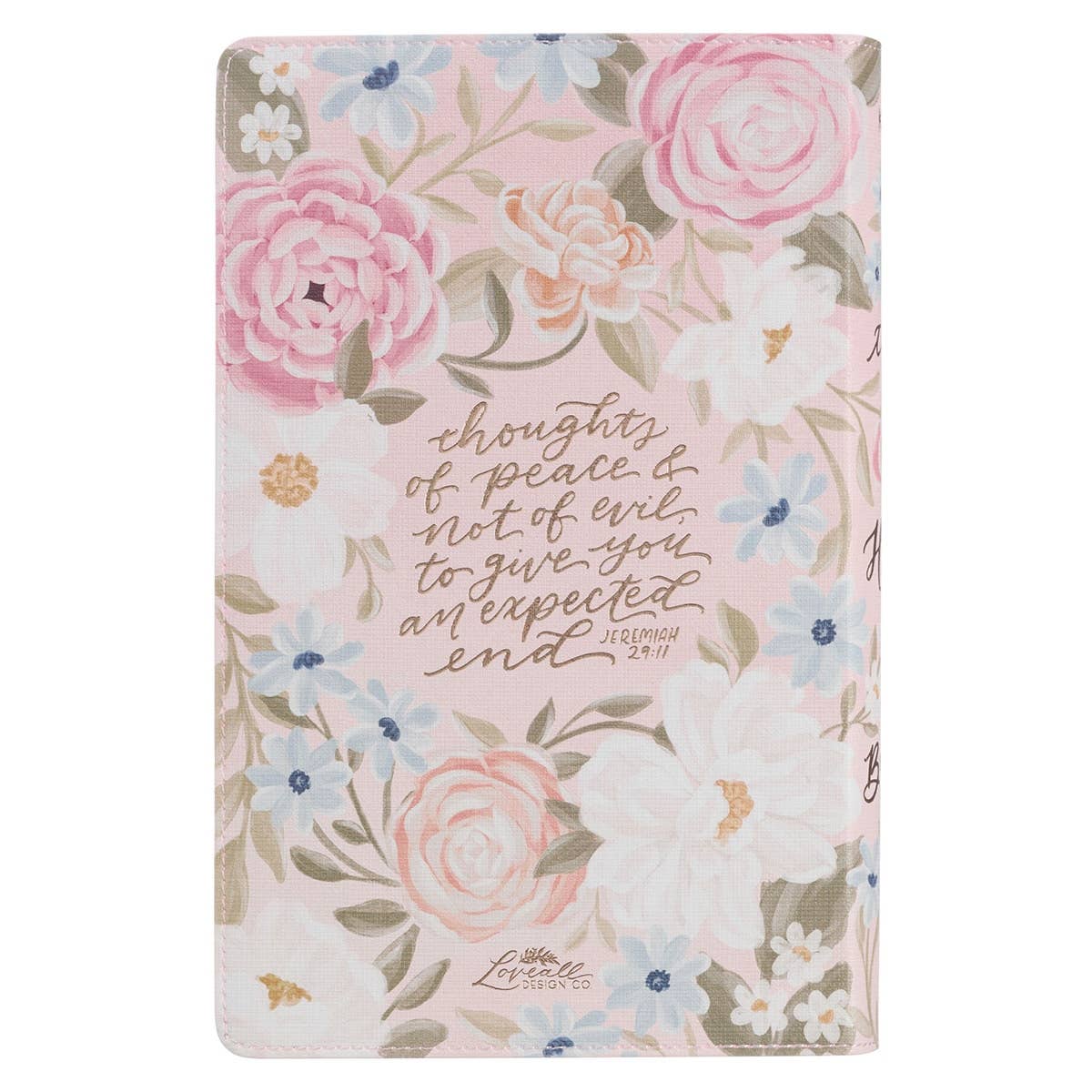 Christian Art Gifts - KJV Bible Giant Print Standard-size Faux Leather FloralPrint