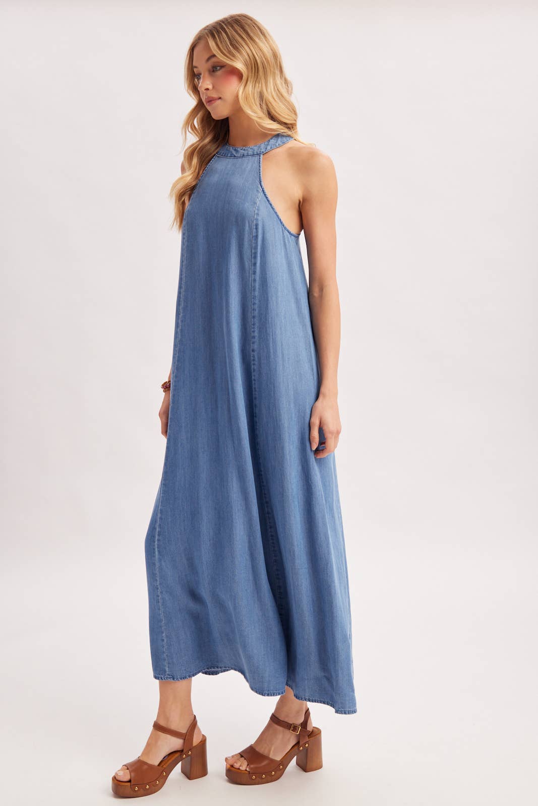 HALTER MAXI DRESS D03122