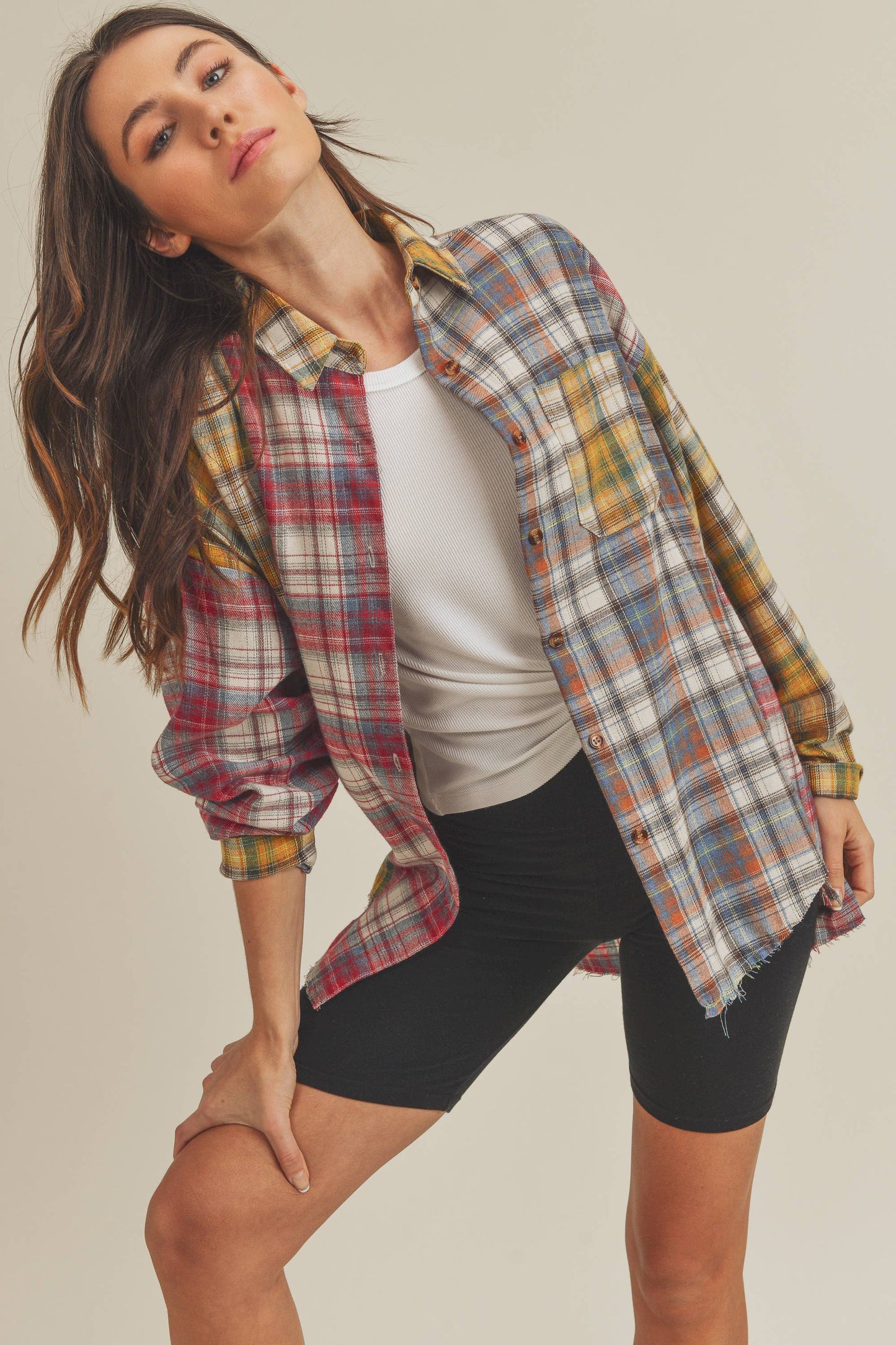 845AN Noelle Flannel Shirt 1