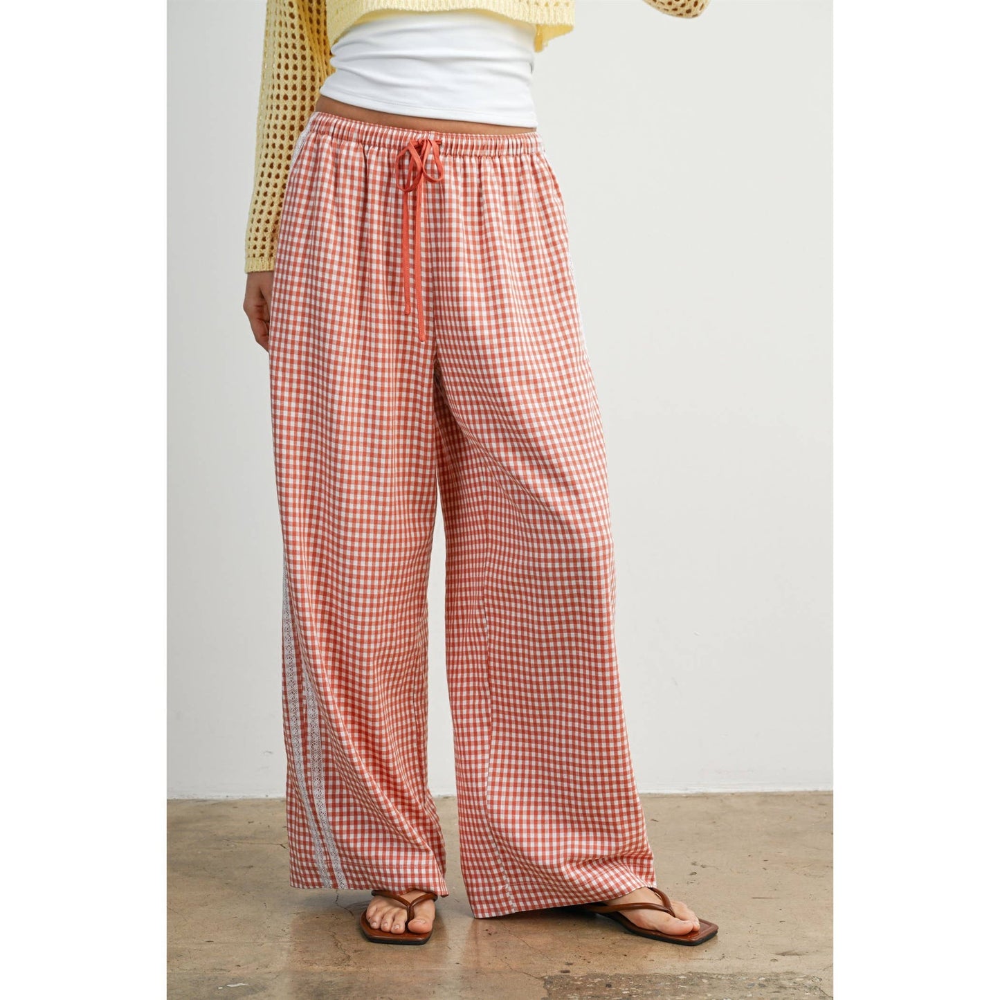 Wide-Leg  Pants