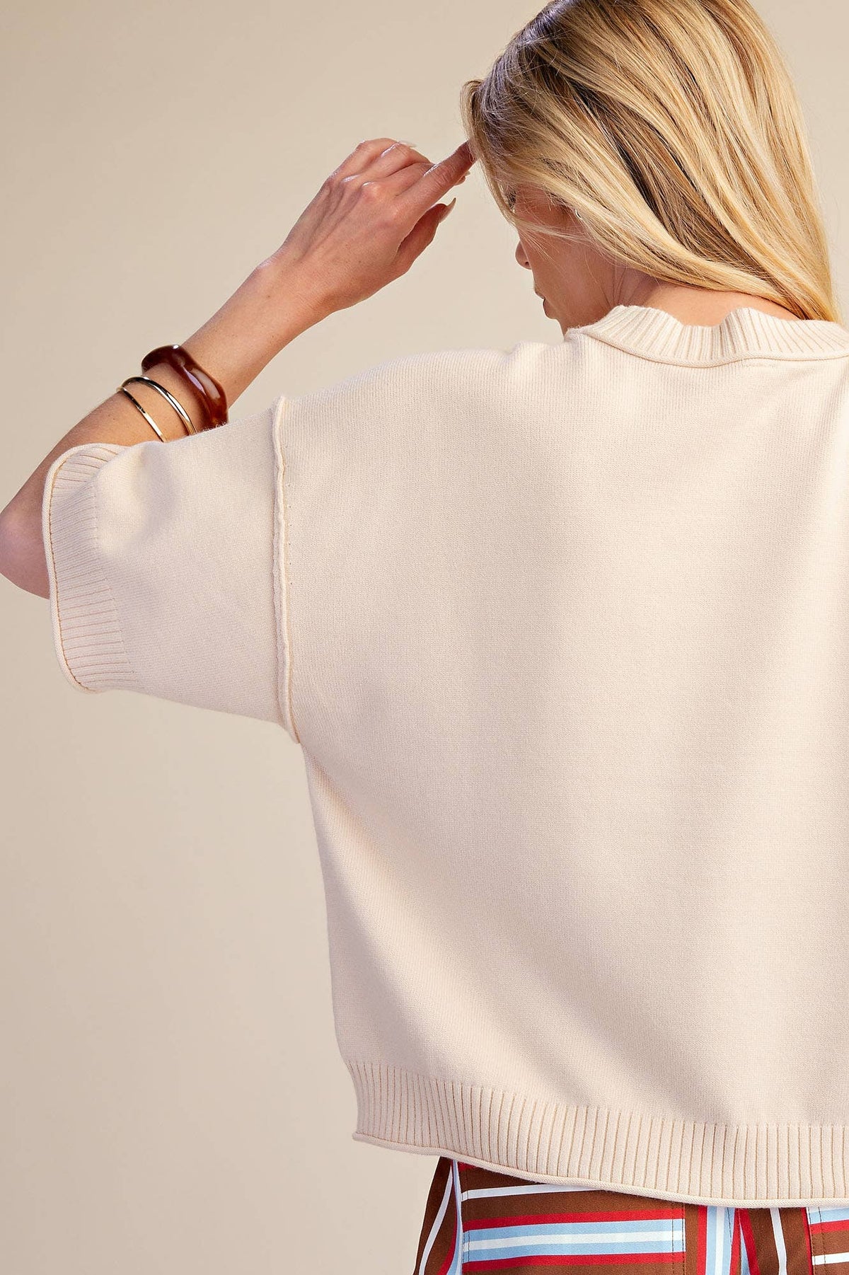 Glam - Western Horse Crew Neck Sweater