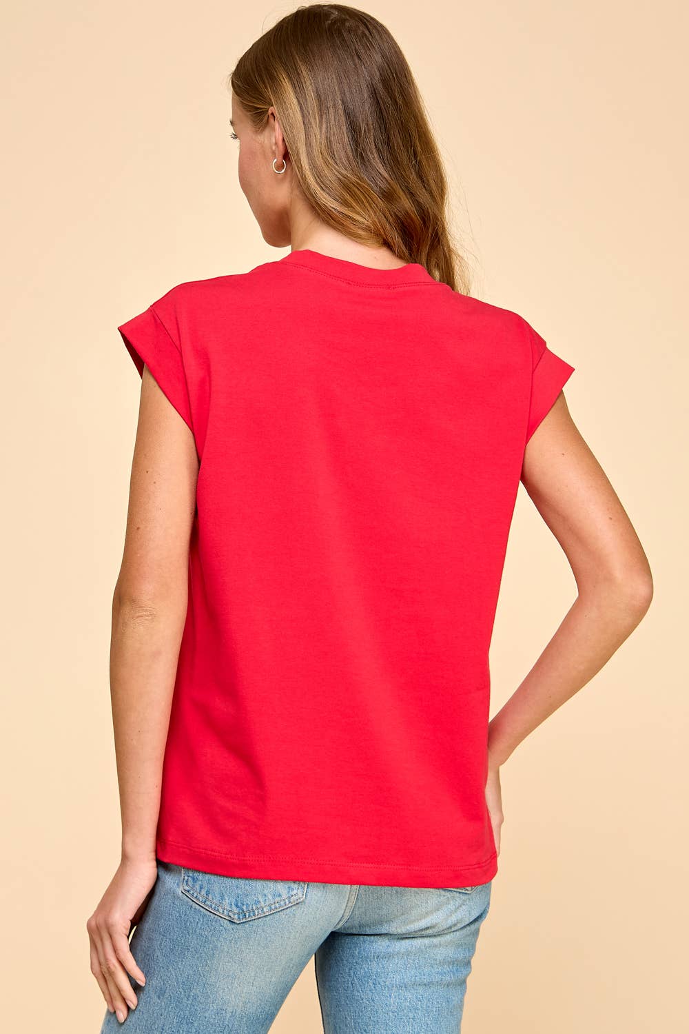 Les Amis - Short Sleeve Solid Top