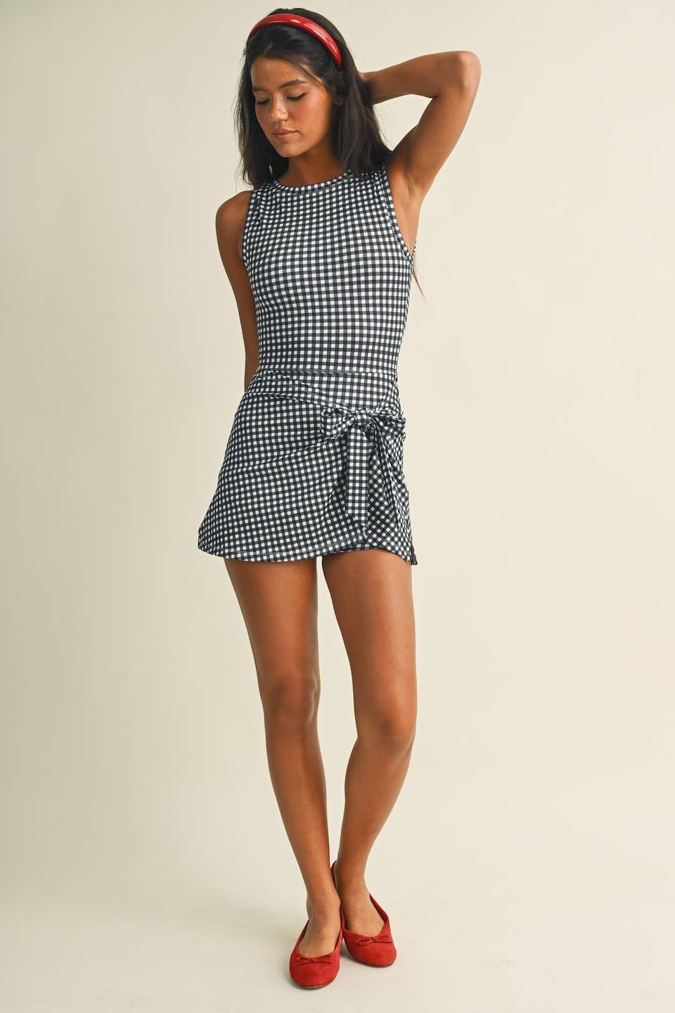 Wrap Tie Front Athletic Dress