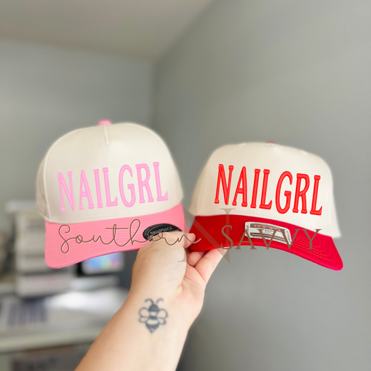 NAILGRL Embroidered Hat