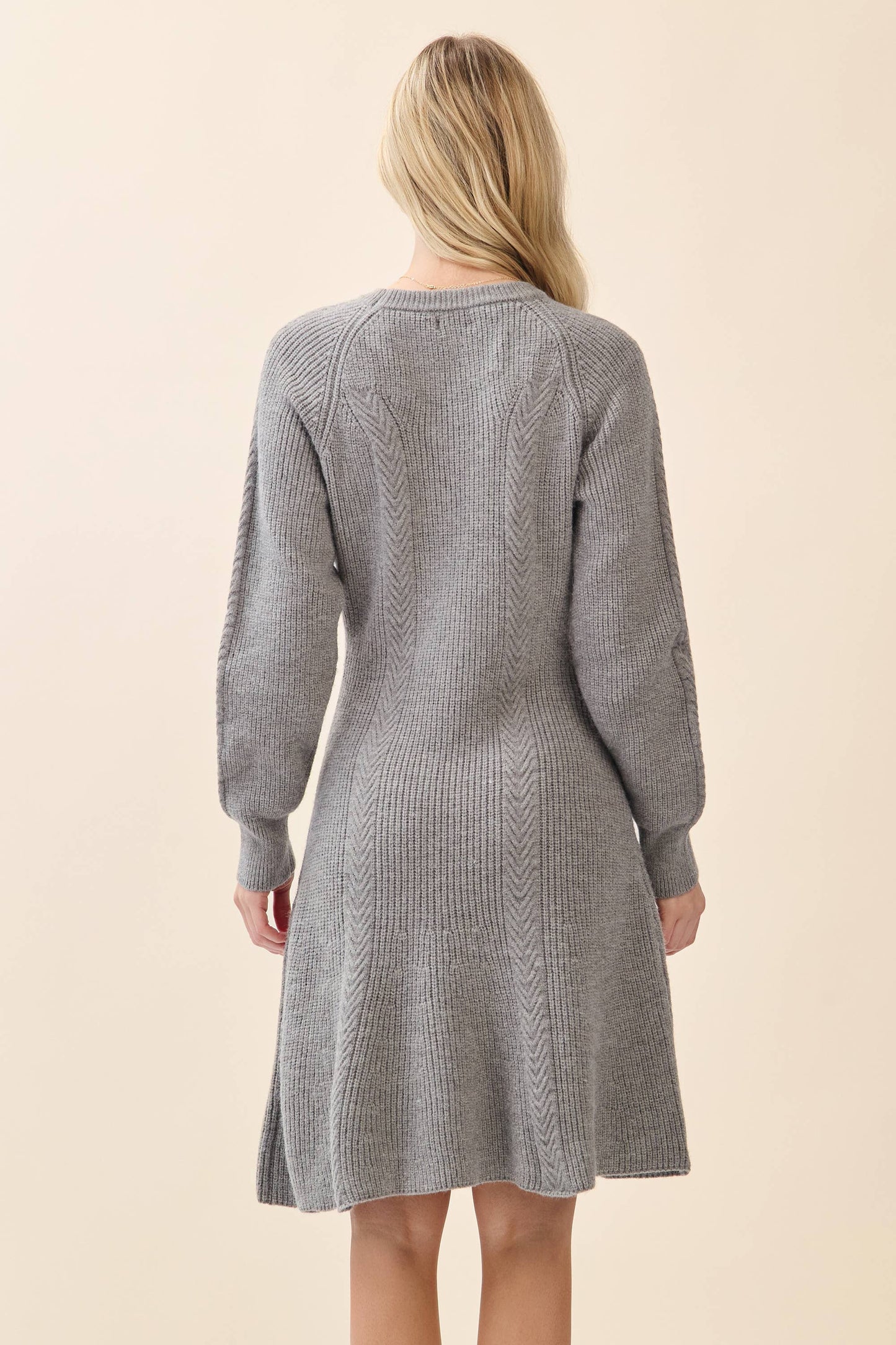 Ribbed Knit Sweater Dress OD52027