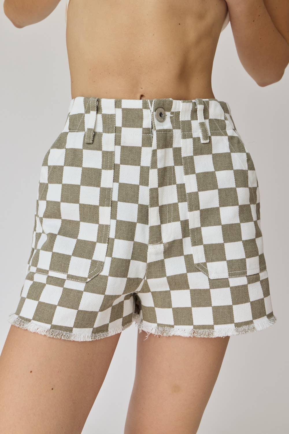 Papermoon - PP12128-1 - COLLEEN DENIM SHORTS