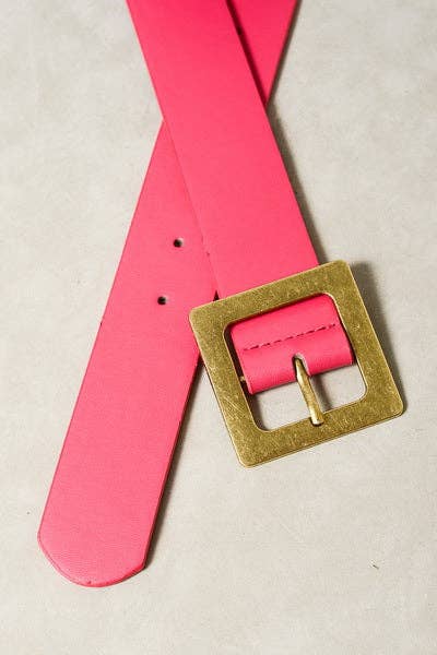 JOSSLYN by wall to wall - CLASSIC OVERSIZED SQUARE BUCKLE BELTS | 40BT604