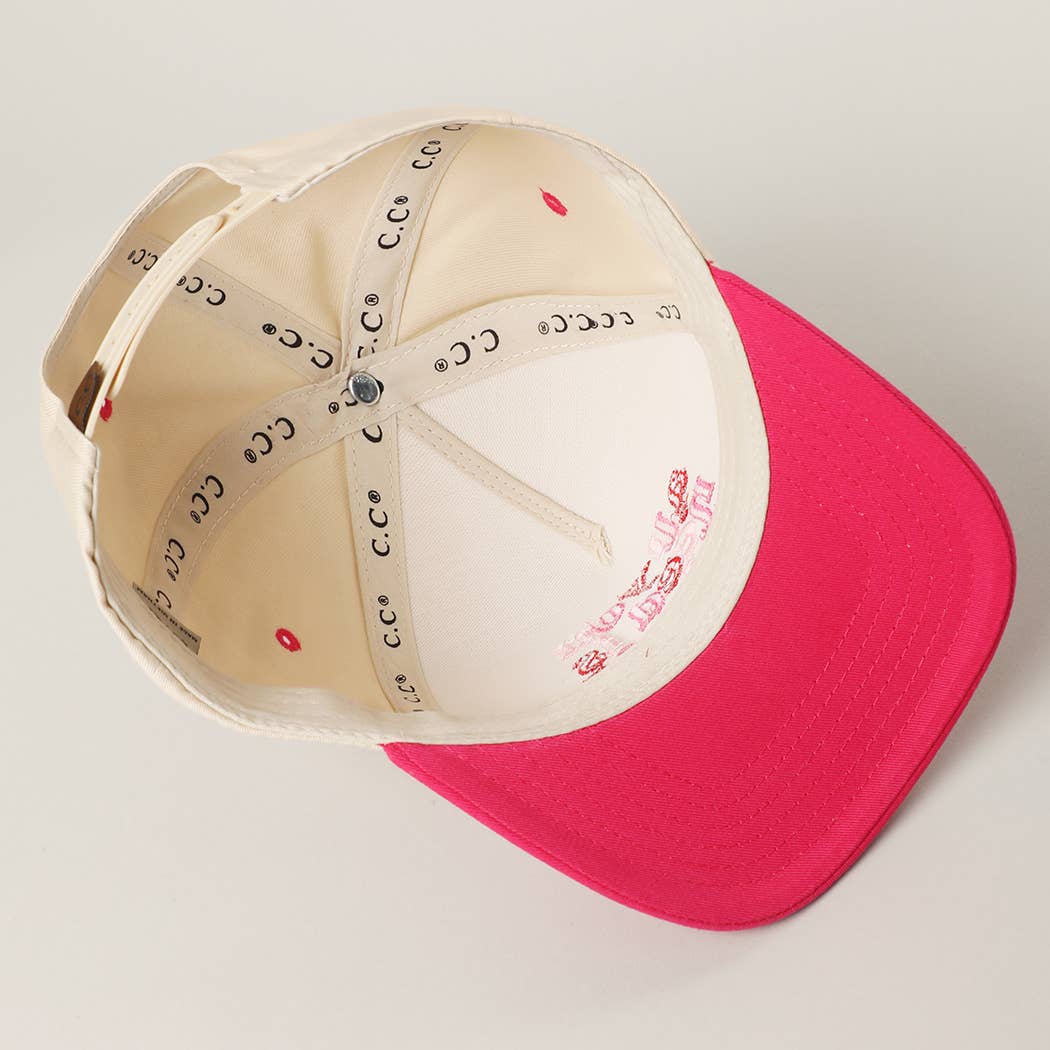 All You Need is Love Embroidery Two-Tone Trucker Hat