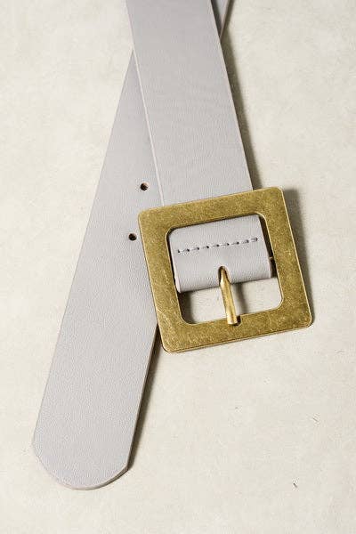 JOSSLYN by wall to wall - CLASSIC OVERSIZED SQUARE BUCKLE BELTS | 40BT604