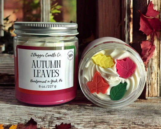 8oz. Autumn Leaves Soy Dessert Candle