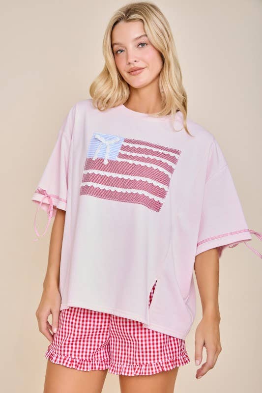Main Strip - Sweet Gingham Button-Front Shorts