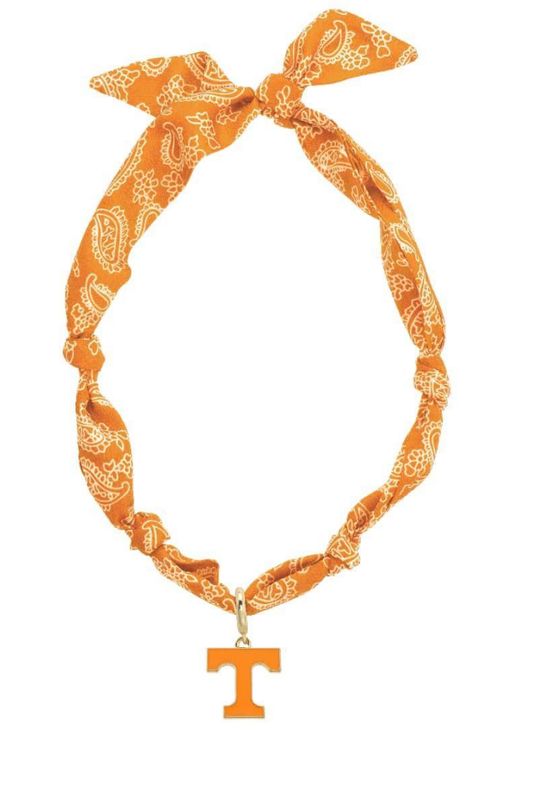 Canvas Style - Tennessee Vols Logo Bandana Scarf Necklace
