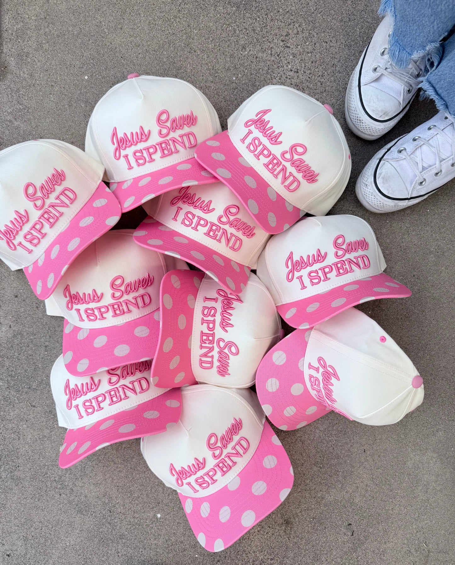 Broke Babes Wholesale - Jesus Saves I spend trucker hat