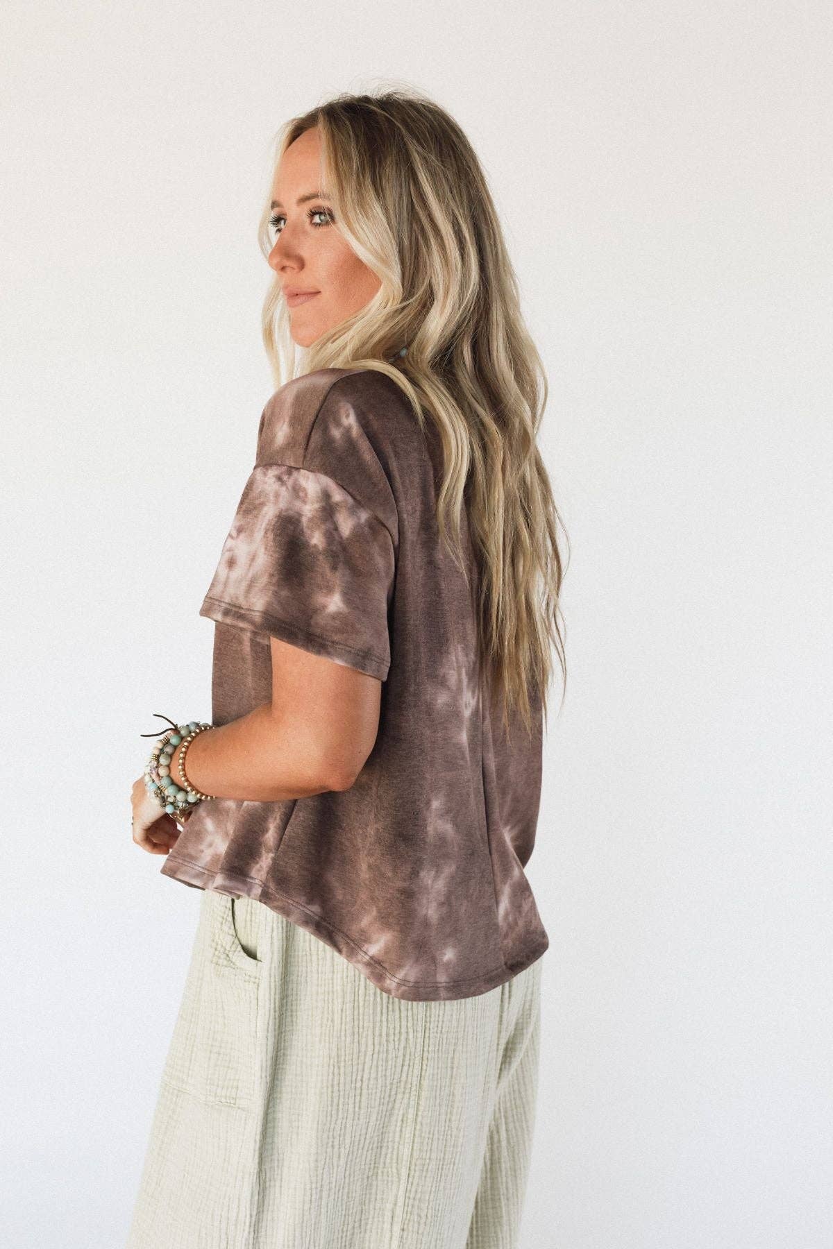 Serene Sky Top - Chocolate