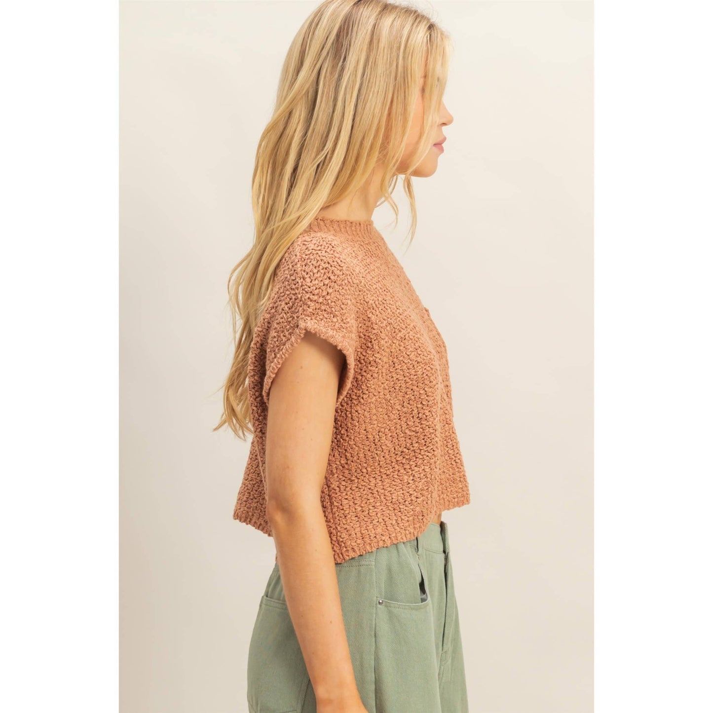 Pocket Detail Sweater Top