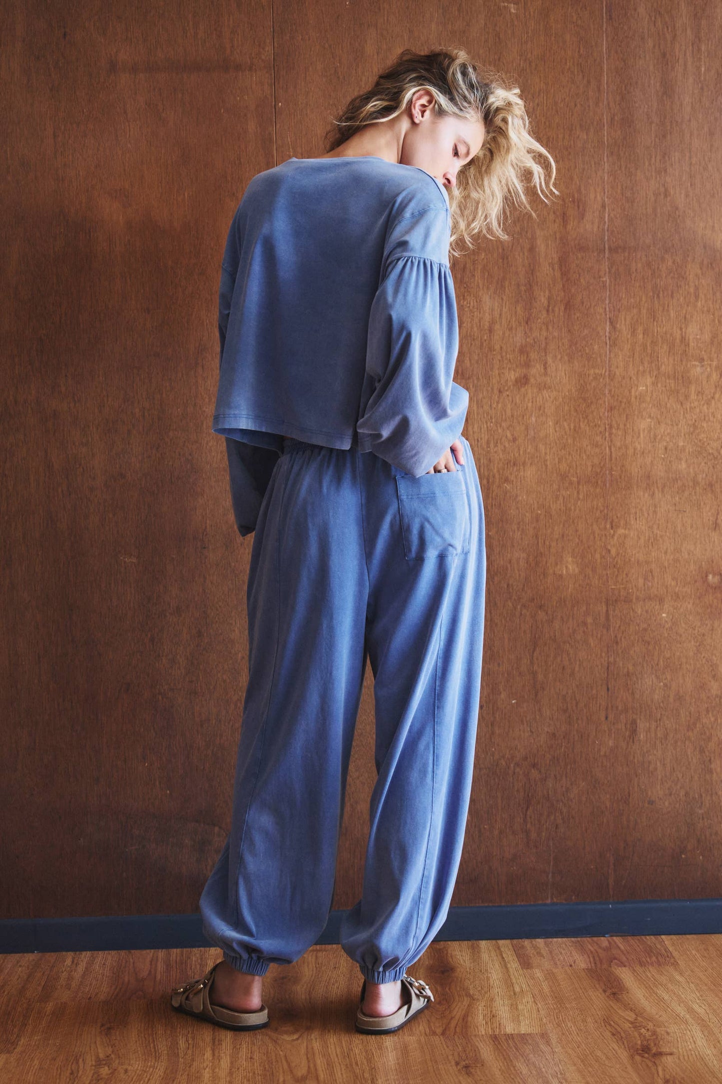 Urban Daizy - Mineral Wash Cotton Lounge Set
