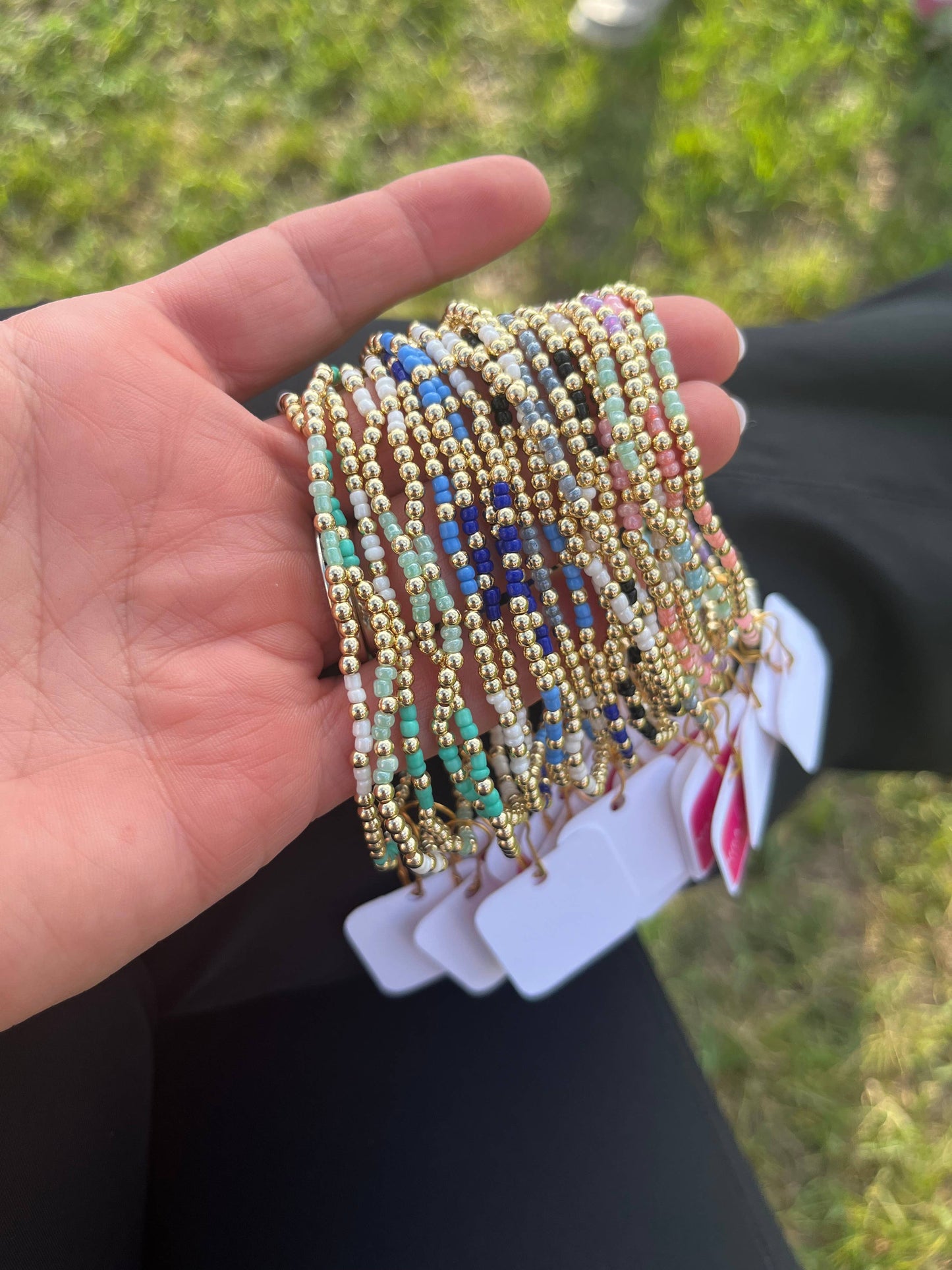 14k gold filled color bracelet