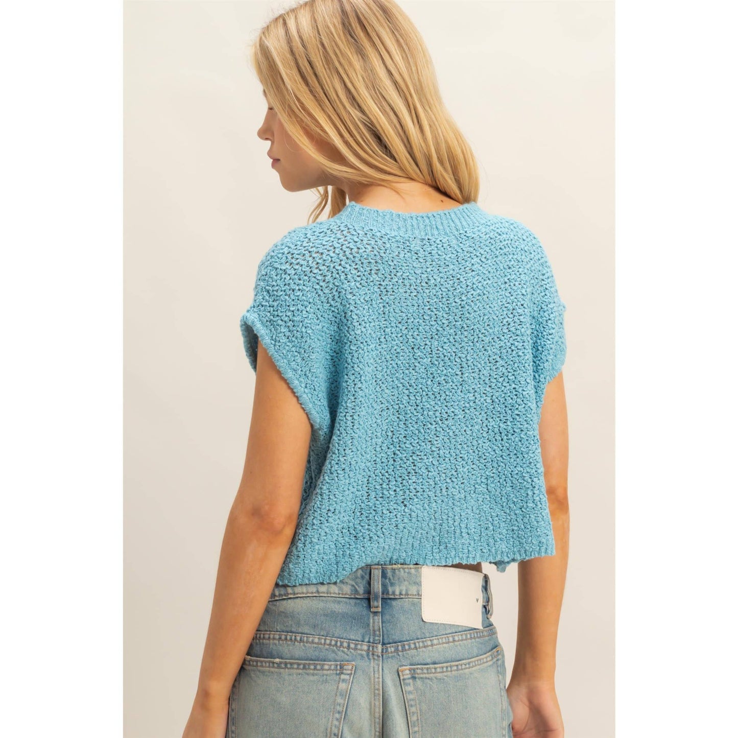 Pocket Detail Sweater Top