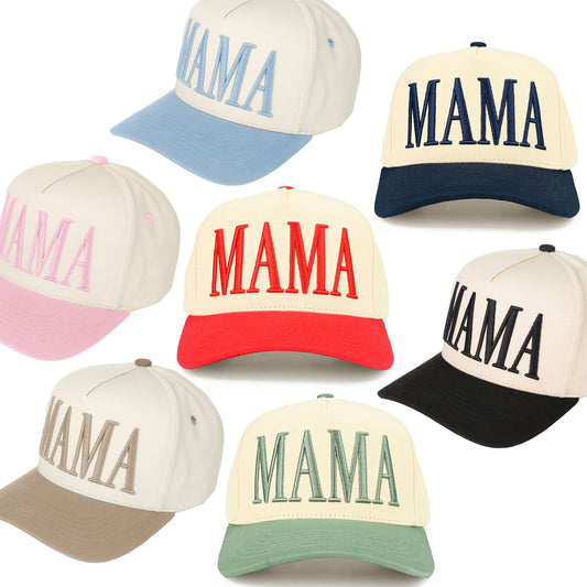 embroidered Snapback Trucker Hat