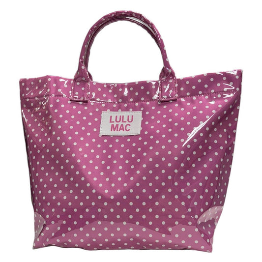 Girlie Girl Originals - LM-BG-1003 TOTE BAG PINK/WHITE DOT