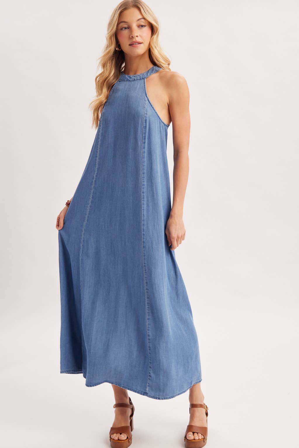 HALTER MAXI DRESS D03122