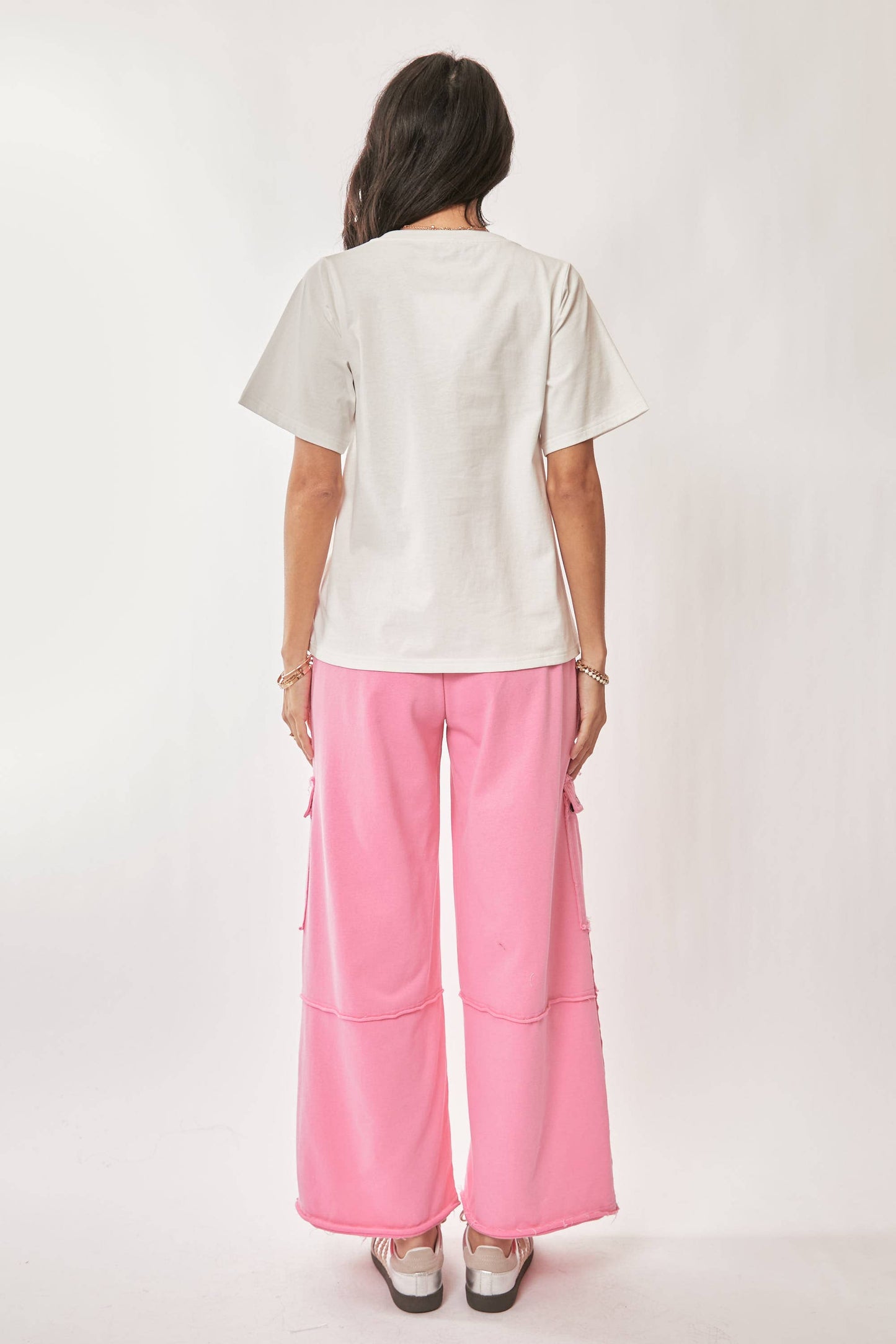 Davi & Dani - FLOWER MARKET WITH FLORAL GRAPHIC PRINT KNIT TOP