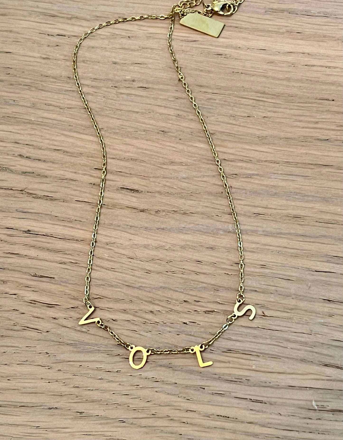 Steele Sloan Designs - VOLS Charm Necklace Gold VOLS Dangle Layer Necklace 