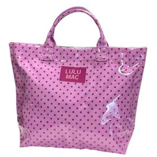 Girlie Girl Originals - LM-BG-1003 TOTE BAG LIGHT PINK/HOT PINK DOT