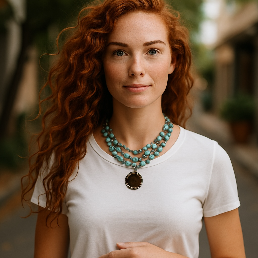 Junk And The Gypsy - Amazonite Layered Necklace