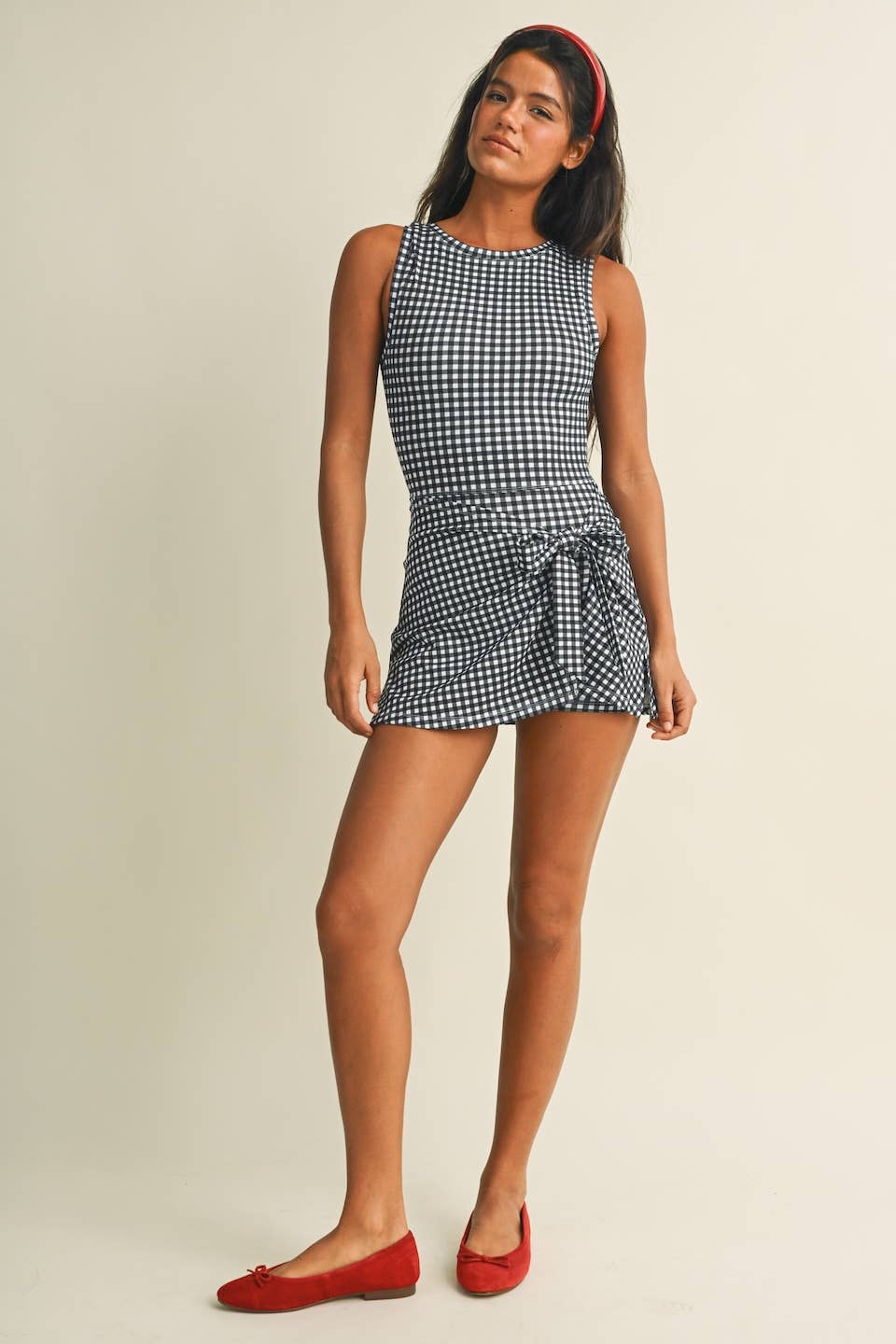 Wrap Tie Front Athletic Dress