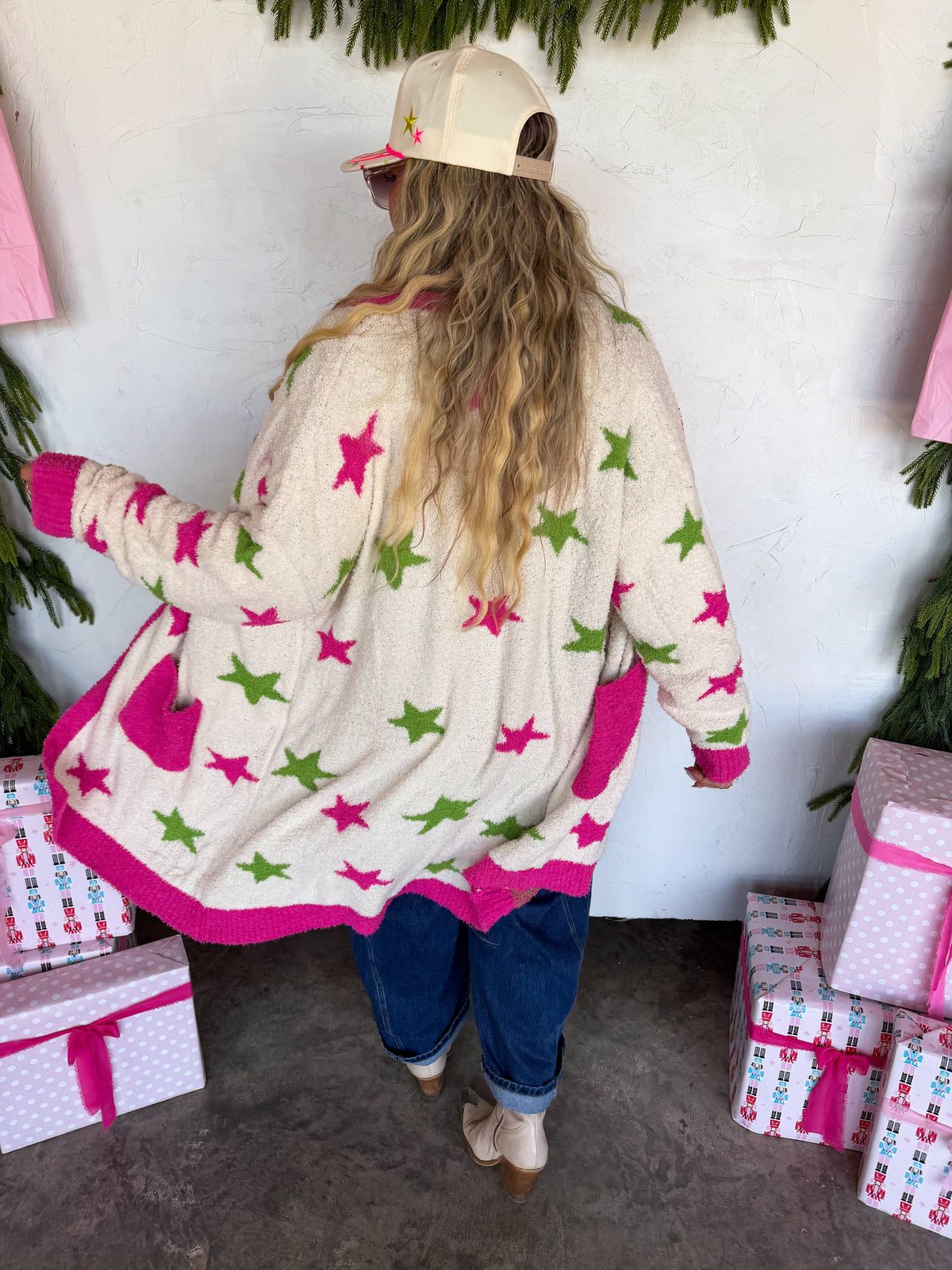 COZY CHRISTMAS CLOUD CARDIGAN