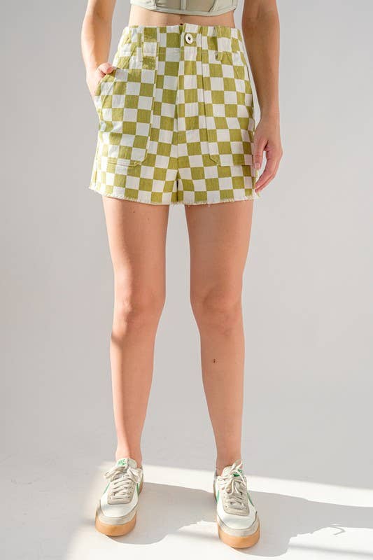 Papermoon - PP12128-1 - COLLEEN DENIM SHORTS