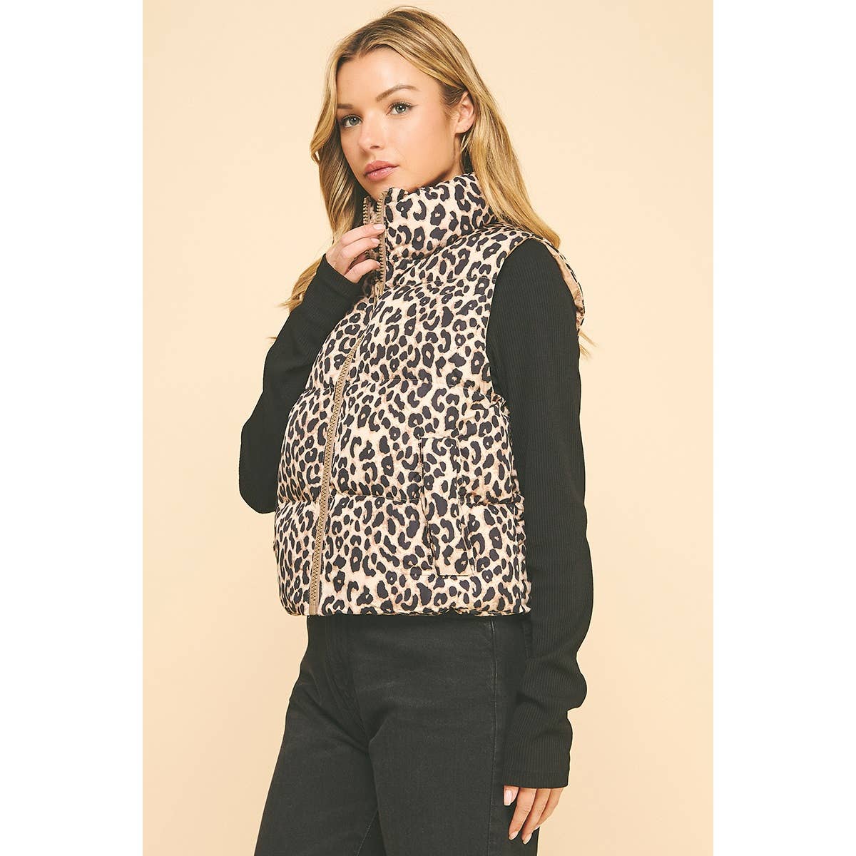 Animal Chic Puff Vest