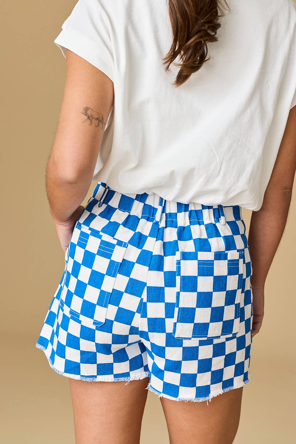 Papermoon - PP12128-1 - COLLEEN DENIM SHORTS