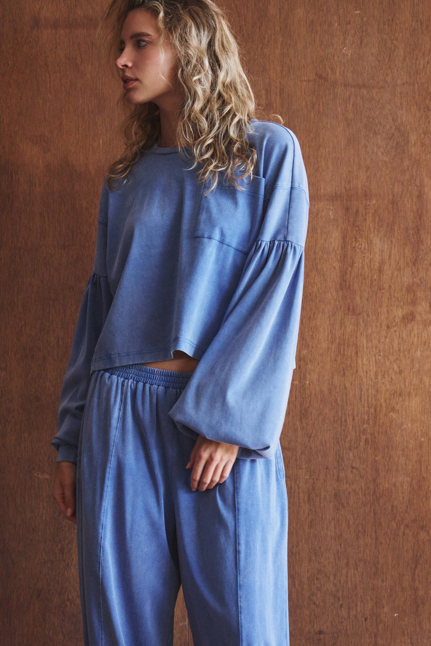 Urban Daizy - Mineral Wash Cotton Lounge Set