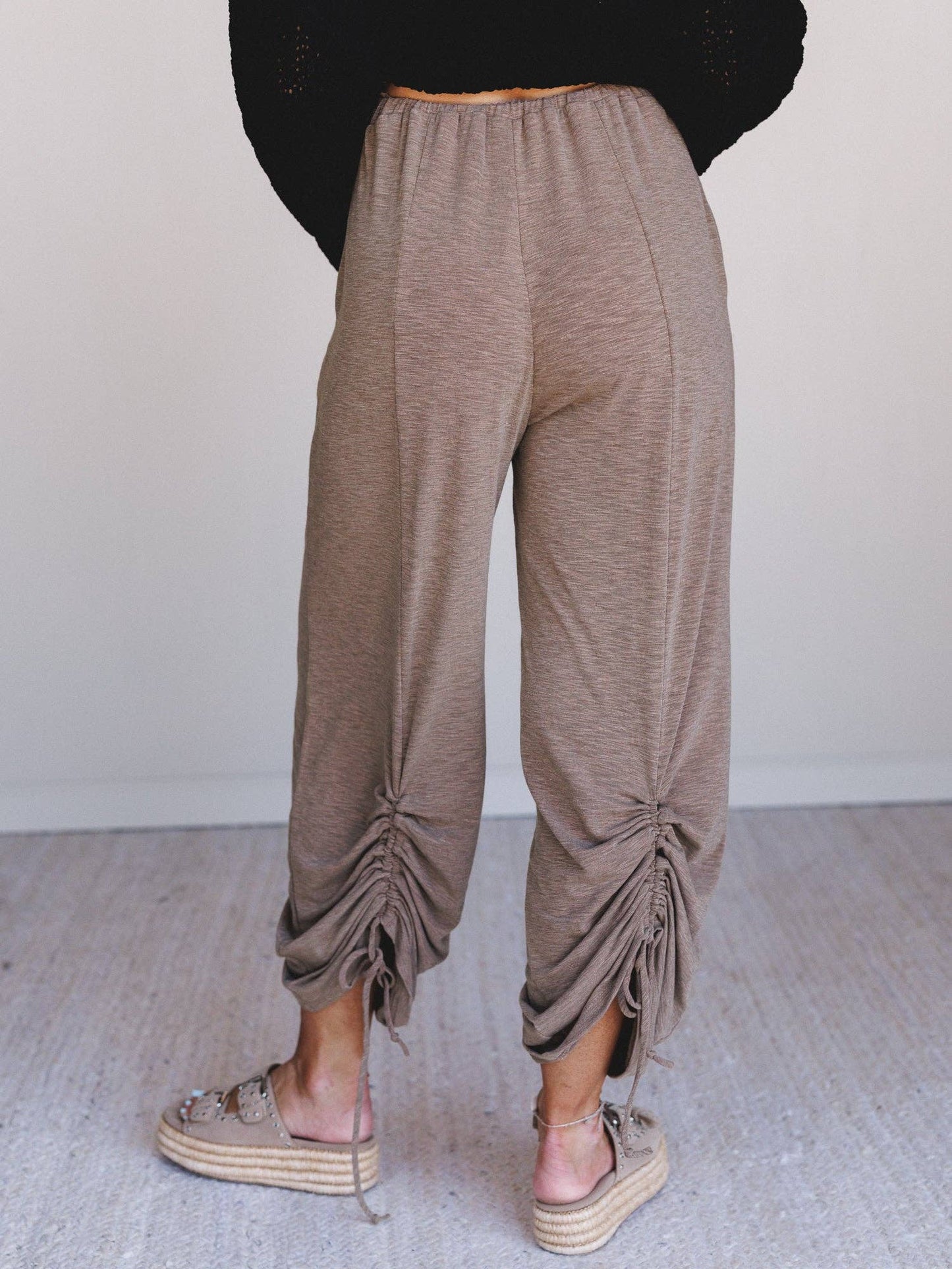 Solie Cinched Pants - Mocha