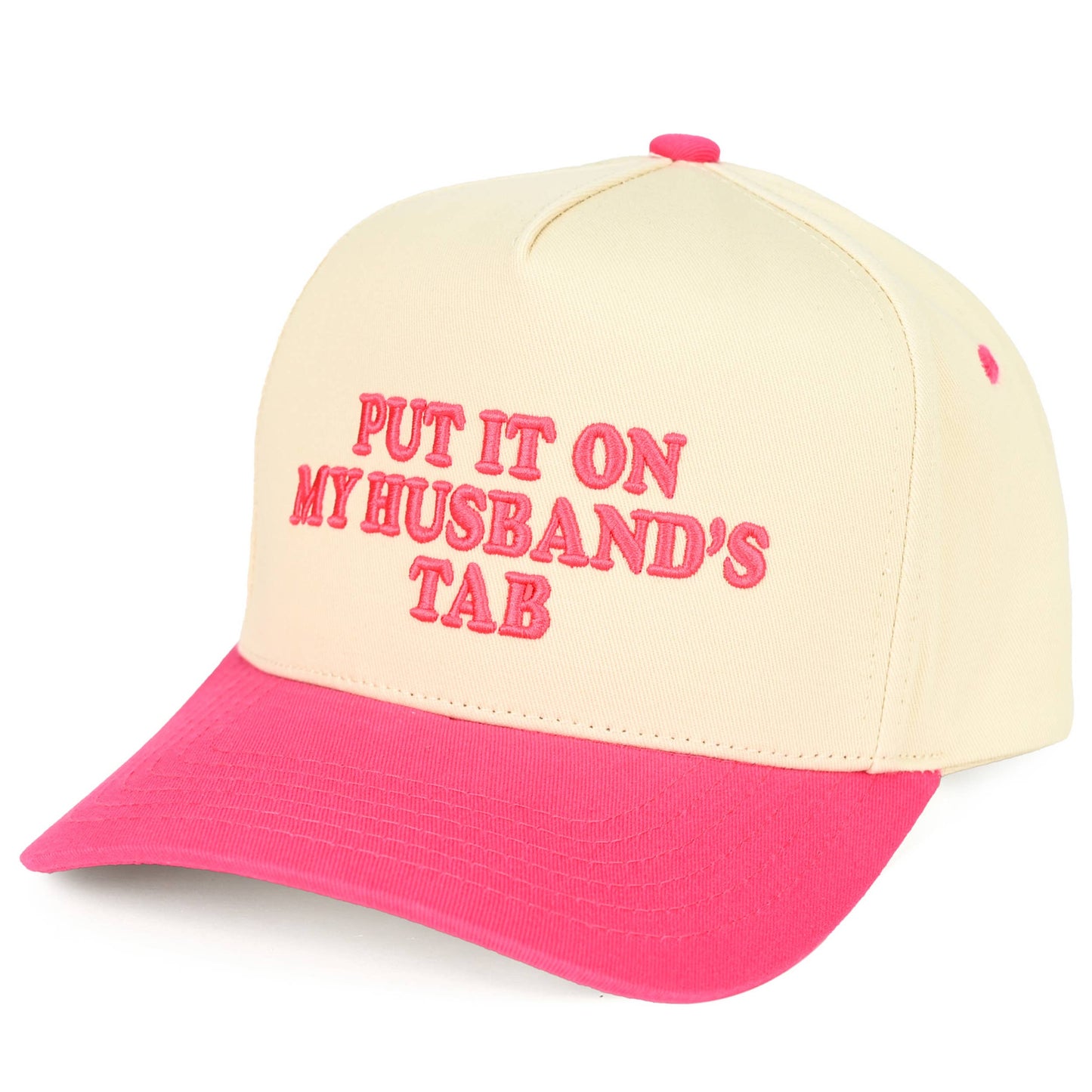 Hana - C.C PUT IT ON MY HUSBAND'S TAB Letter Trucker Hat