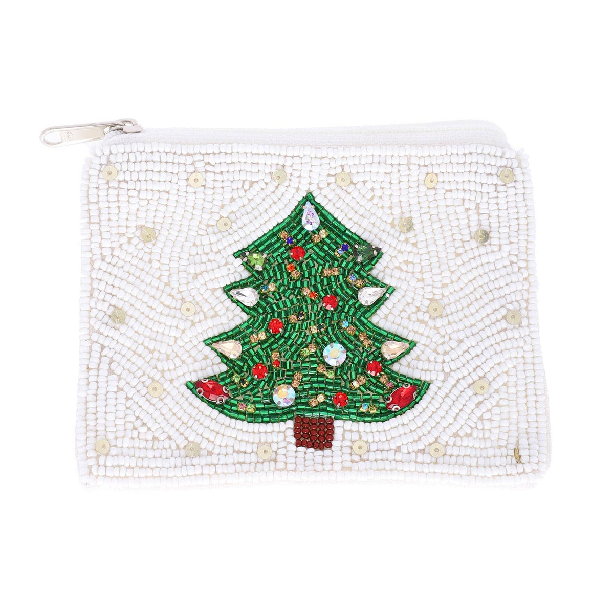 SP Sophia Collection - Christmas Tree Beaded Coin Bag