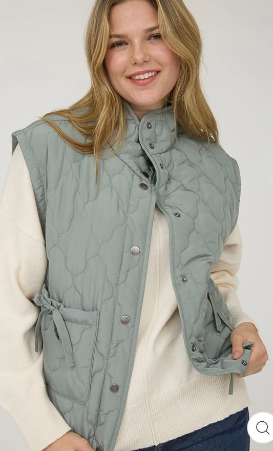 Quilted vest