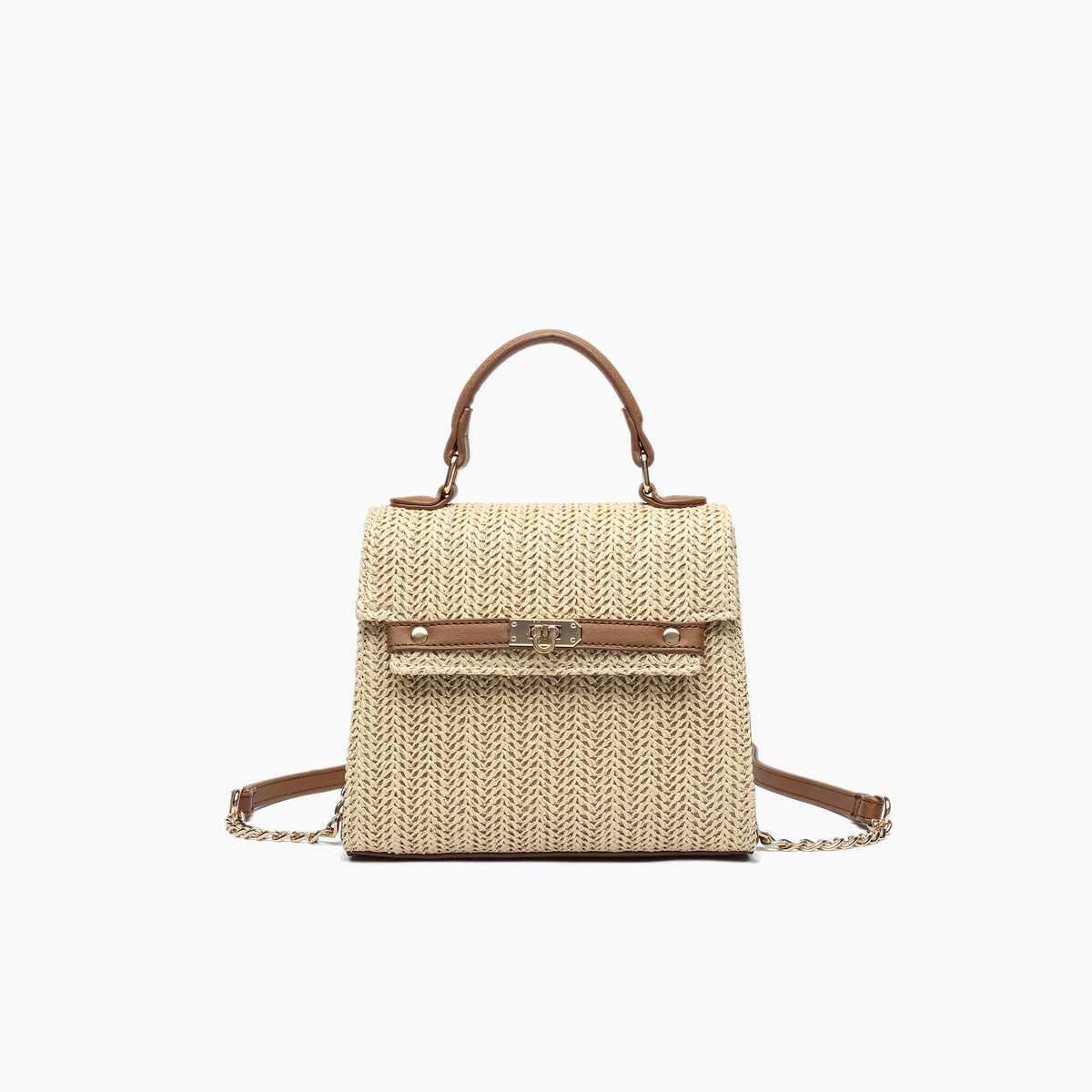 Like Dreams - Woven Straw Crossbody Purse Casual Vacation Travel Bag