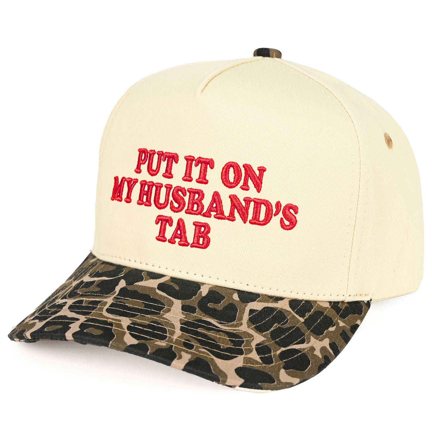 Hana - C.C PUT IT ON MY HUSBAND'S TAB Letter Trucker Hat