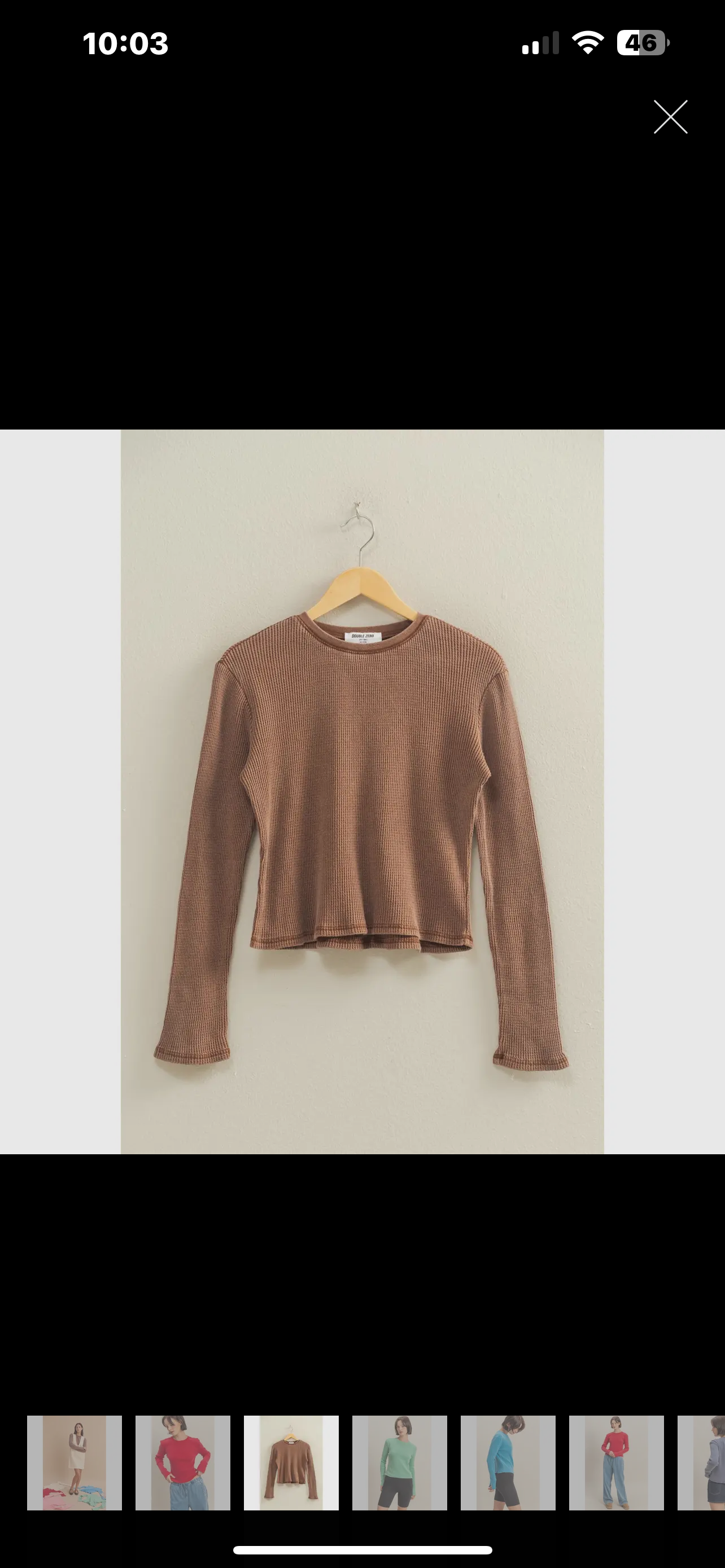 Mineral wash waffle knit