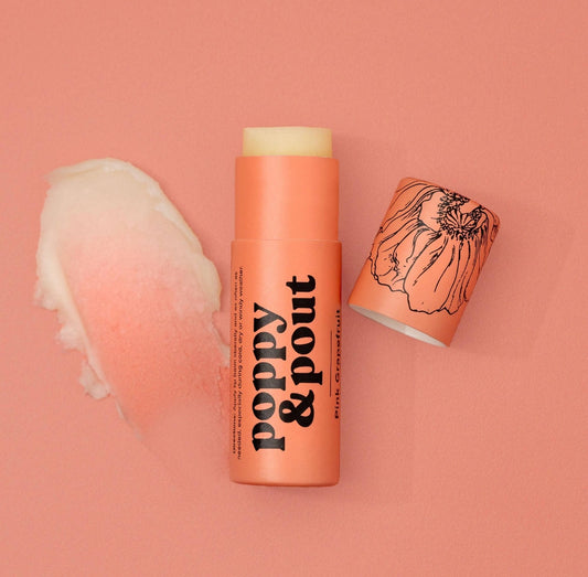 Poppy & Pout Candy Cane Fluff Lip Balm